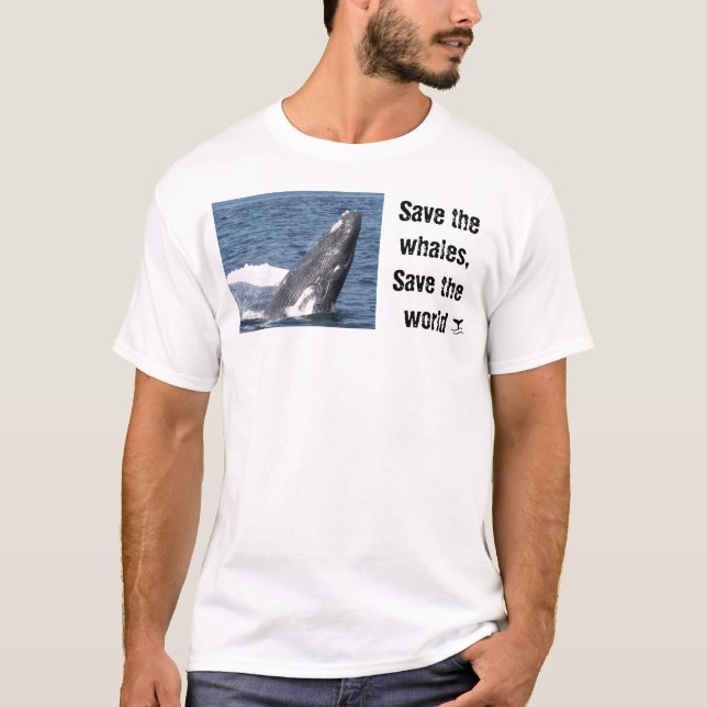 Save the whales, Save the world T-Shirt (Front)