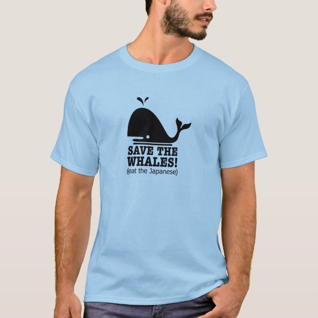 Save the Whales T-Shirt (Front)