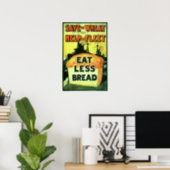 "Save the Wheat to Help the Fleet: Eat Less Bread" Poster (Home Office)