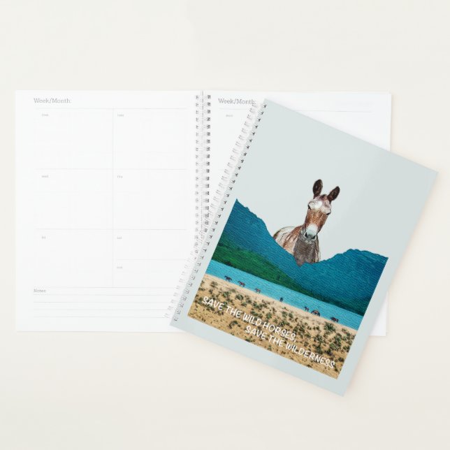 Save the Wild Horses, Save the Wilderness Planner (Display)