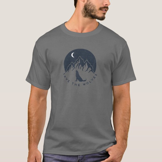 Save The Wolves T-Shirt (Front)