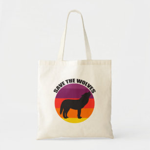 Save the Wolves Tote Bag
