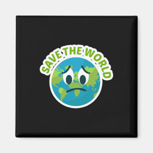 Save The World For Environmental Protection Fans L Magnet
