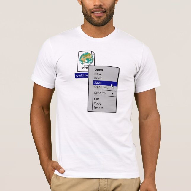 Save The World! T-Shirt (Front)