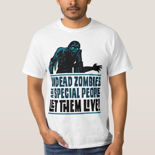 Save the Zombies (in colour) T-Shirt (Front)