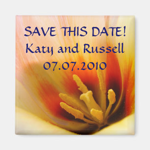 SAVE THIS DATE! Cutomize text Wedding Magnets gift