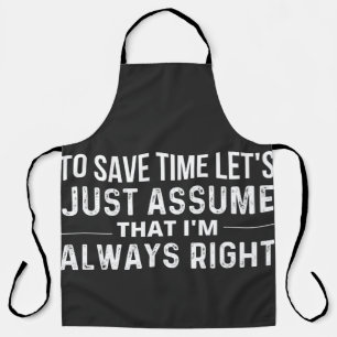 save time apron