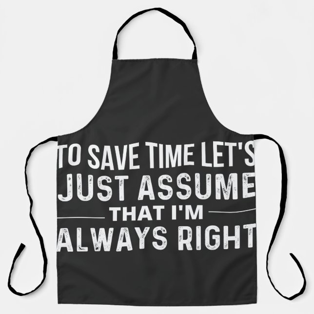 save time apron (Front)