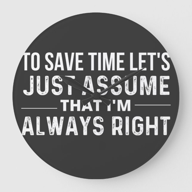 save time large clock (Front)