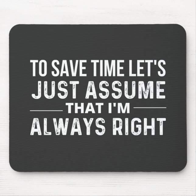 save time mouse pad (Front)
