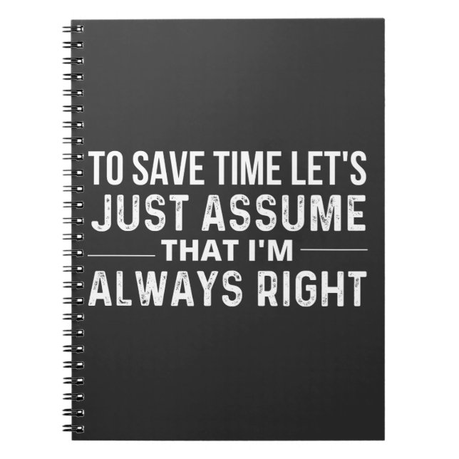 save time notebook (Front)