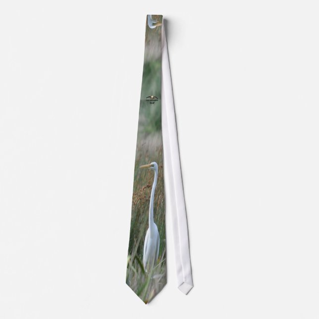 Save Tootgarook Swamp Great Egret Tie (Front)