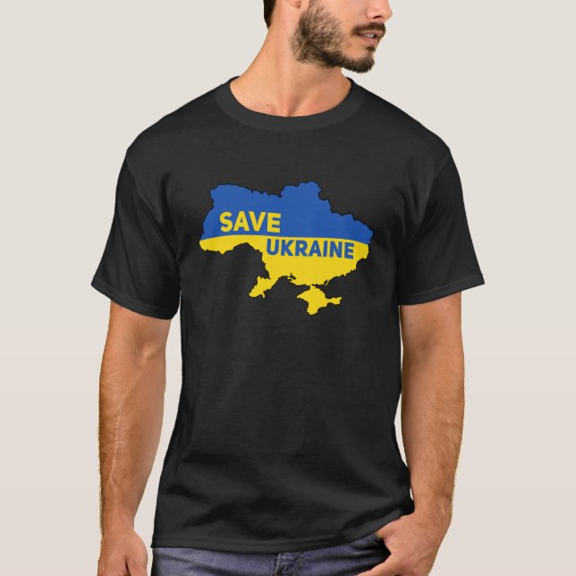 Save Ukraine from the Russian incursion  T-Shirt (Front)