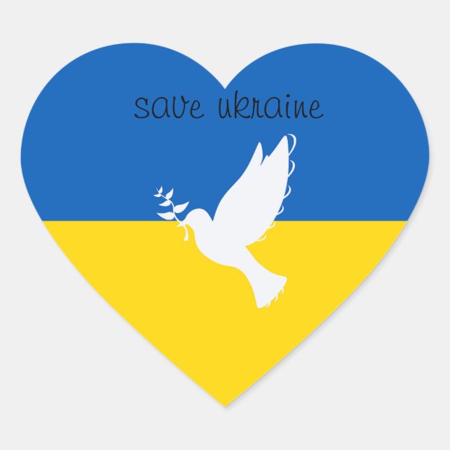 save Ukraine sticker (Front)