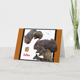 Save Us, Peace, Holiday Card