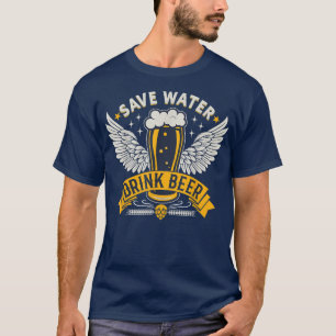 Save Water Drink Beer T-Shirt Copy