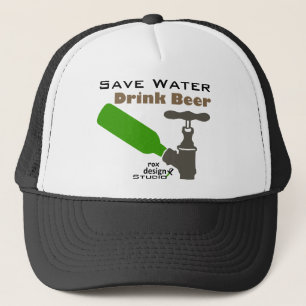 Save Water Drink Beer Trucker Hat