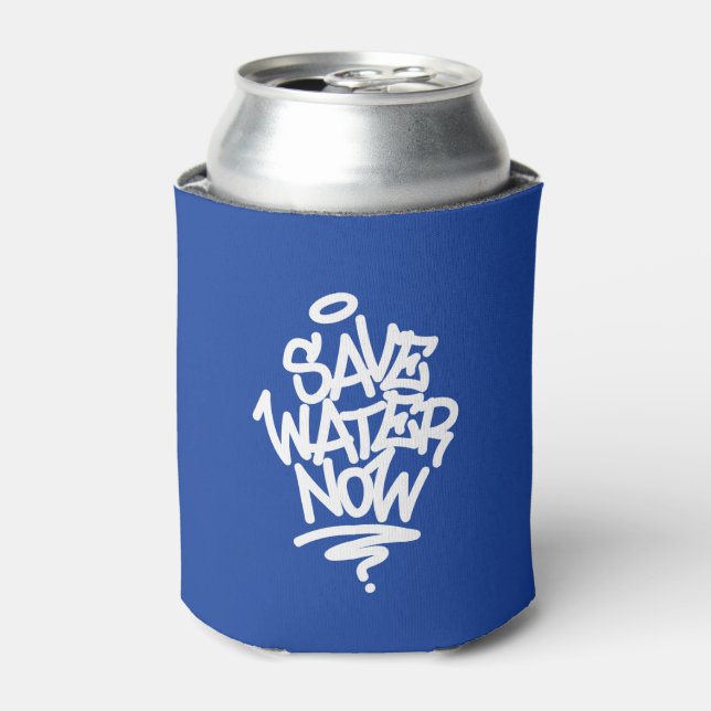 Save Water Now Can Cooler (Can Front)