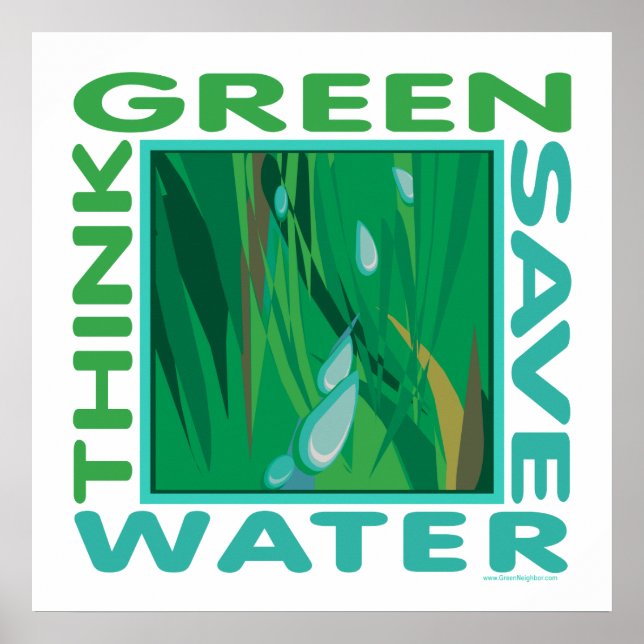 Save Water Poster (Front)