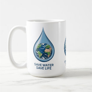 Save Water Save Life Coffee Mug