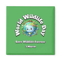 Save Wildlife. World Wildlife Day