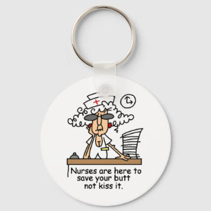 Save your butt! keychain