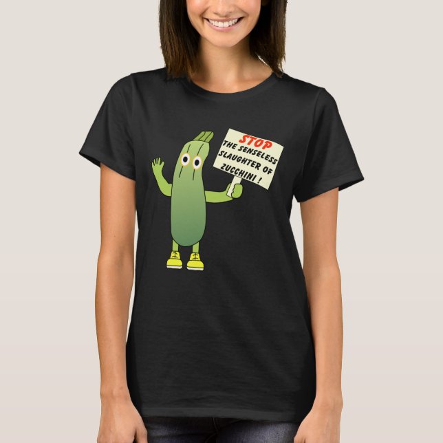 Save Zucchini  T-Shirt (Front)