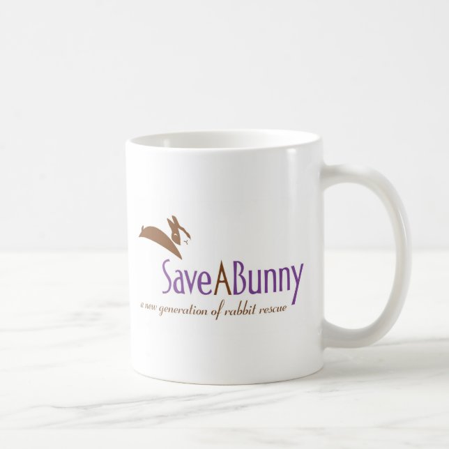 SaveABunny Logo Coffee Mug (Right)