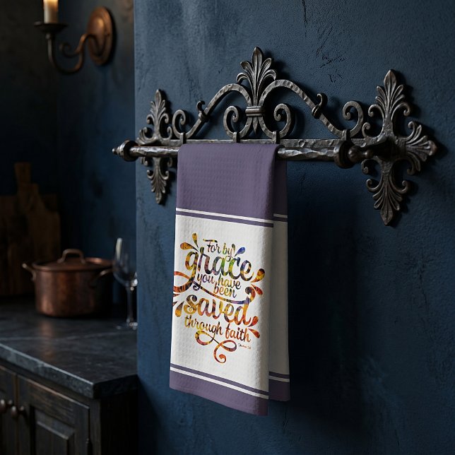 Saved by Grace Kitchen Towel (Creator Uploaded)