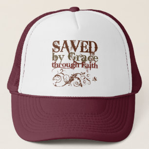 Saved by Grace Trucker Hat