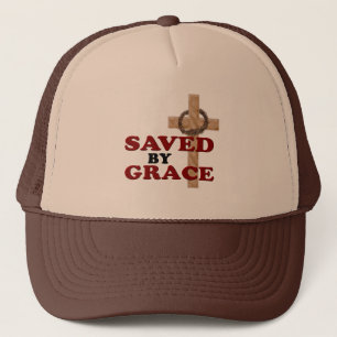 SAVED BY GRACE TRUCKER HAT
