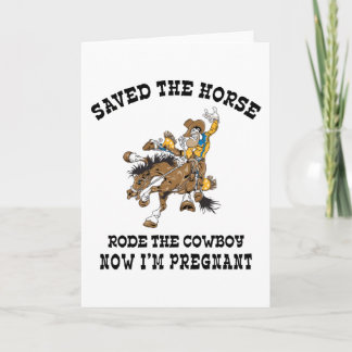 Saved The Horse Rode The Cowboy Pregnant Announcement