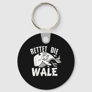 Saves The Whales Animal Protection Demonstration E Keychain