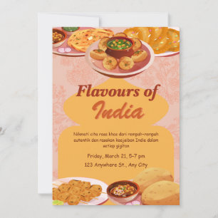 Saveurs de l'Inde invitation à la nourriture