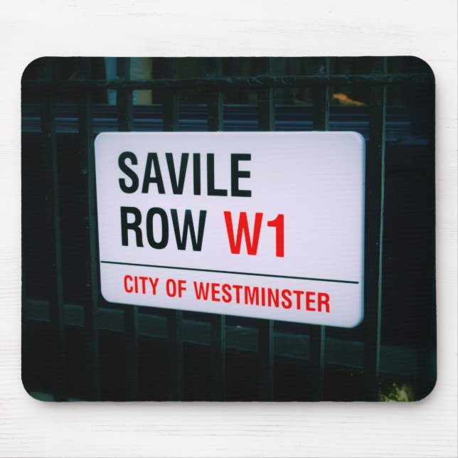 Savile Row - London - Mousepad (Front)