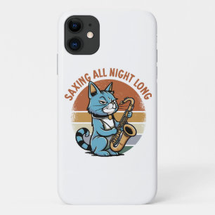 Saving All Night Long - For Saxophone players iPhone 11 Case
