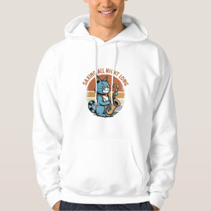 Saving All Night Long - For Saxophone players Hoodie