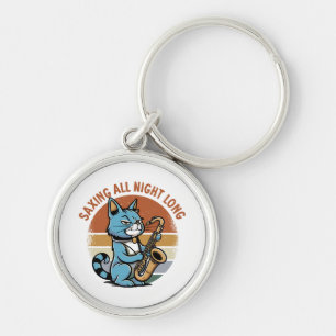 Saving All Night Long - For Saxophone players Keychain