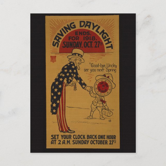 Saving Daylight Postcard (Front)