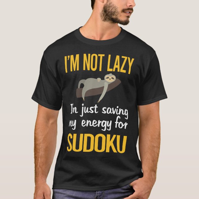 Saving Energy Sudoku T-Shirt (Front)