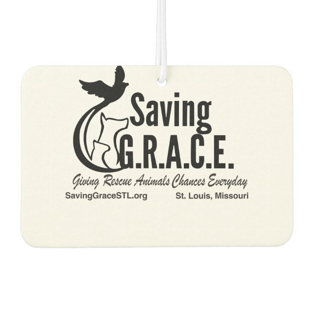 Saving GRACE Car Air Freshener (Front)