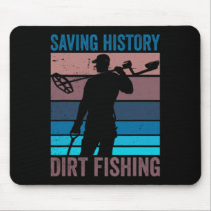 Saving History Dirt Fishing Hob Mouse Pad