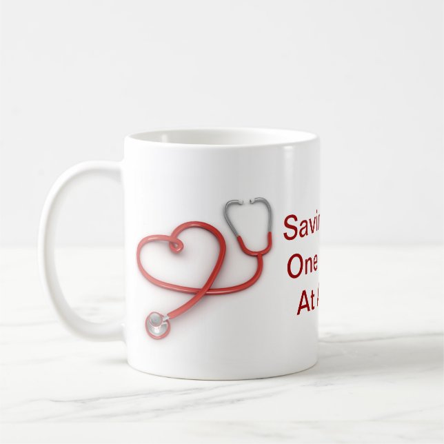 Saving Lives Nurse Mug (Left)
