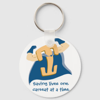 Saving lives one carseat at a time keychain