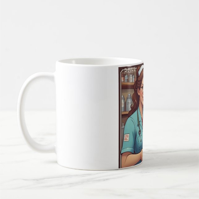 Saving Lives, One Sip at a Time Mug (Left)