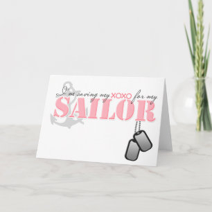 Saving my XOXO for my Sailor Holiday Card