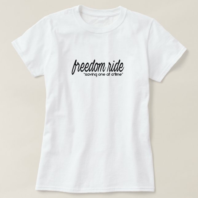 Saving One at a Time T-Shirt (Design Front)