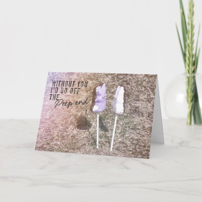 SAVIOR PEEPS Greeting Card (Front)