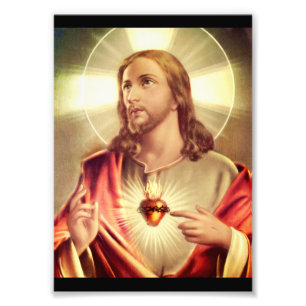 Saviour Eyes Raised Toward Heaven Photo Print