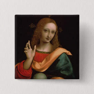 Saviour of the World 2 Inch Square Button
